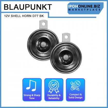 Blaupunkt 12V D77 BK 77mm Disc Horn - GERMANY